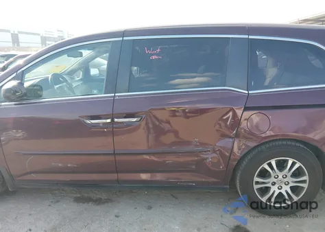 2011 Honda Odyssey Ex-L z USA, uszkodzony, nr VIN 5FNRL5H66BB083927